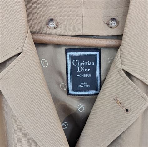 christian dior trench coat monsieur|Christian Dior coat online sale.